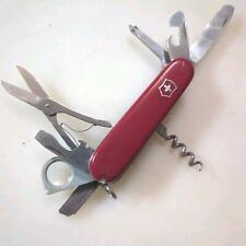 Vintage Victorinox Swiss Army Knife Rostfrei Magnifying Glass, Incomplete 8 Tool picture
