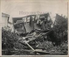 1961 Press Photo Destruction caused by Hurricane Carla in Galveston, Texas picture