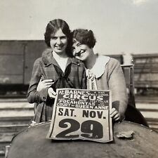 Antique November 19 1924 Photo Al G Barnes Circus Dorothy Daggett Ecton Friend picture