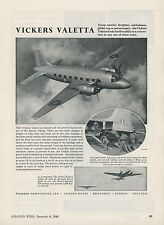 1948 Vickers Armstrong Aviation Ad Valetta Airplane Military Royal Air Force picture