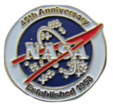 NASA enamel PIN vintage 45th ANNIVERSARY Established 1958 NASA vector LOGO  picture