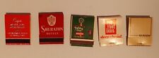 Lot of 5 Vintage Matchbooks Assorted Motels, Hotels. Will Receive Items Pictured picture