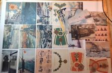 Collection of Imperial Japan military themed postcards 29 total unused picture