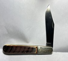 VTG. MASTER BARLOW ONE BLADE POCKET KNIFE  COLONIAL PROV. U.S.A. - A MUST SEE picture