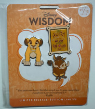 Disney Wisdom Pin Set #11/12 – Simba & Pumbaa The Lion King – LIMITED RELEASE picture