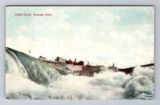 Spokane WA-Washington, Lower Falls, Antique Vintage Souvenir Postcard picture