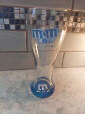 Blue M & M's World Las Vegas Collectible  Beer Pilsner Glass picture