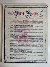 The Bill of Rights 1st Ten Amendments to the US Constitution Eff 12/15/1791 picture