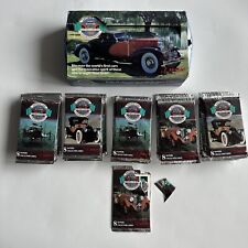 1991 Panini Antique Cars Collector Edition Cards Lot Of 35 Unopen Packs 1 Opened picture