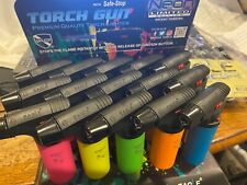 Eagle Jet Torch Adjustable  Windproof Butane Refillable Lighter Lot of 1 NEON picture