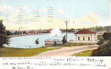 Rochester New York~Mount Hope Reservoir~Fountain Spray~Platform~1907 Postcard picture
