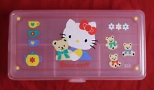 Hello Kitty Jewelry Box - 1995 Vintage Sanrio - Pink Plastic w/ Removable Tray picture