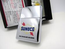 Sunoco Logo Engraved Zippo Polish 2002 Mint Rare picture