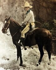John Wayne 8x10 Real Photo very early western on horseback picture