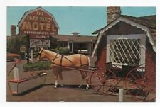 THE FARM HOUSE MOTEL - Riverside, California / color vintage postcard picture