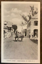 Vintage Company Street Mules, Christiansted, St. Croix, Virgin Islands Postcard picture