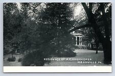 Postcard Meadville PA Residence of AC Huidekoper Pennsylvania picture