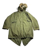 VTG M-1951 M51 Korean War Fishtail Parka Complete With Liner And Hood Coyote picture