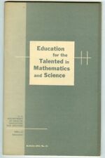 EDUCATION for the TALENTED in MATHEMATICS & SCIENCE by Kenneth E. Brown (1953) picture