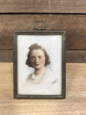 Vintage Decorative Framed Portrait Of A Woman “Horne Tarry” picture