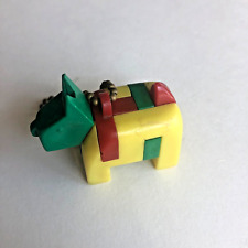 Vintage Take Apart Plastic Key Chain Puzzle Scottie Dog Figure picture