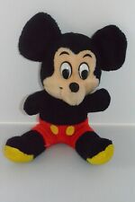 Vintage 80's Disney Mickey Mouse Plush Stuffed Animal Doll Toy 12