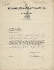 WILLIAM L. HARDING - TYPED LETTER SIGNED 04/06/1922 picture
