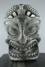  maori tiki mask polynesian   ratrod hotrod car hood ornament  picture
