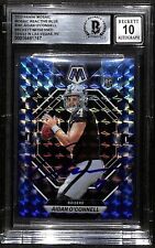 2023 Panini Mosiac Aidan O'Connell Raiders Signed BECKETT WITNESSED Auto 10 picture