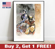 Jim Lee X-Men 90s Wolverine Psylocke Poster 18