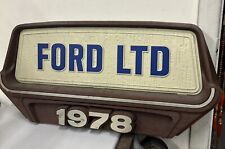 Vintage 1978 Ford LTD & LTD II  Double Sided Dealership Store Display Sign picture