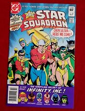 1983 All Star Squadron #26 Infinity Inc Cover App NEWSSTAND Key 80s VIBRANT  picture