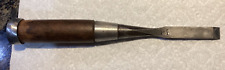 AUTHENTIC VINTAGE JAPANESE WOOD CHISEL approx. 10” #FF83 CLEAN AND SHARP picture