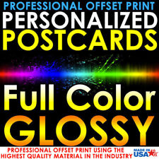 1000 PERSONALIZED CUSTOM PRINTED 3X5 POSTCARDS FULL COLOR UV GLOSS PROFESSIONAL picture