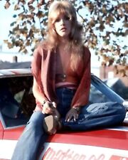 1970s Young Stevie Nicks Fleetwood Mac On A Car Hood 8x10 Photo picture