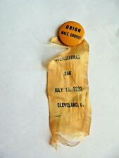 Vintage 1932 Ukrainian Orion Male Chorus Award Cleveland OH Pinback with Ribbon picture