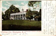 Vintage postcard - Washington, D. C. Washington's Mansion MT  VERNON posted 1905 picture