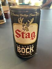Stag Genuine Bock Beer Tab Can Deer Buck Carling National Breweries Collectible picture