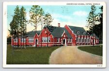 c1920s Junior High Middle School Exterior Tifton Georgia GA Vintage PC Postcard picture