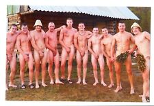 REPRINT 2000's Shirtless Handsome young man gay russian vtg photo picture