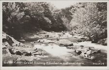 RPPC Little River Great Smoky Mountains Tennessee c1940-1950 photo postcard C945 picture
