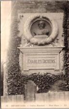 CHARLES DICKENS MEMORIAL: BROADSTAIRS BLEAK HOUSE  POSTCARD 1908 REF MCTBK 131 picture