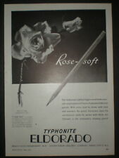 1944 ROSE SOFT TYPHONITE ELDORADO PENCILS vintage Trade print ad picture