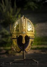 16ga Brass Sca Larp Medieval Late Roman Deurne Brass Helmet Vendel/Viking Helmet picture