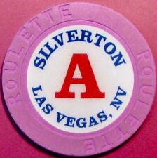 Roulette Casino Chip. Silverton, Las Vegas, NV. Fushia. W10. picture