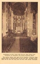 1926 Layman's Club of the Cathedral of St John the Divine Interior of Crossing picture