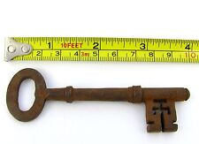 Huge Antique 1700s 1800s Cast Prison Door Key Great 21st Gift Idea LAYBY AVA picture