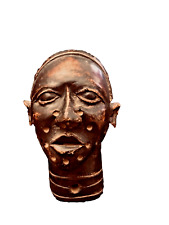 Beautiful Benin Africa style Clay / Terracotta Oba Head picture