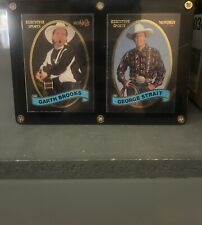 Very Rare Garth Brooks And George Strait Card by Executive Sports Monthly 1992 picture