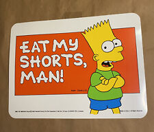 Vintage 1990s The Simpsons Eat My Shorts Plastic Sign 11 x 8 NOS Bart Simpson picture
